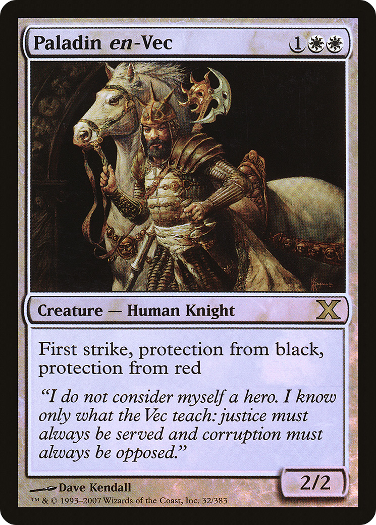Paladin en-Vec  [Tenth Edition] Foil