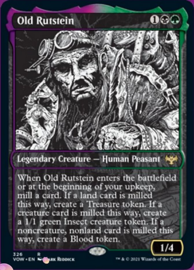 Old Rutstein (Showcase Eternal Night) [Innistrad: Crimson Vow] Foil