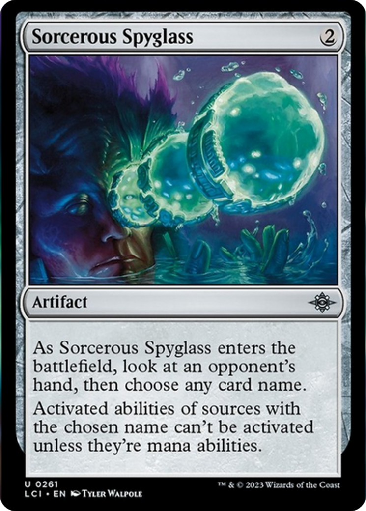 Sorcerous Spyglass [The Lost Caverns of Ixalan] Foil