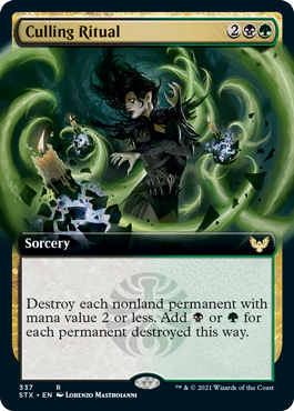Culling Ritual (Extended Art) [Strixhaven: School of Mages] Foil
