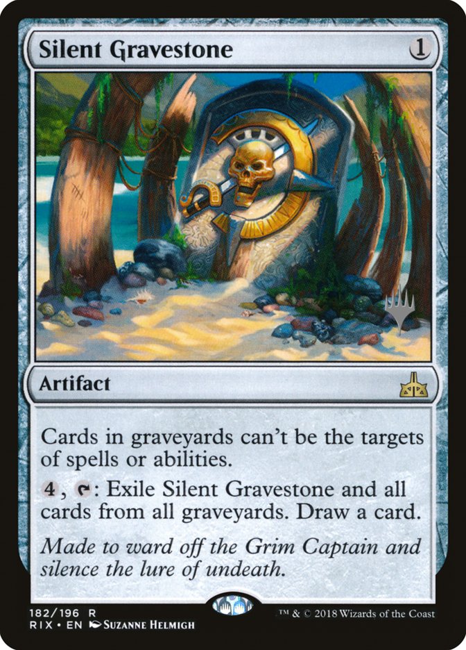 Silent Gravestone (Promo Pack) [Rivals of Ixalan Promos] Foil
