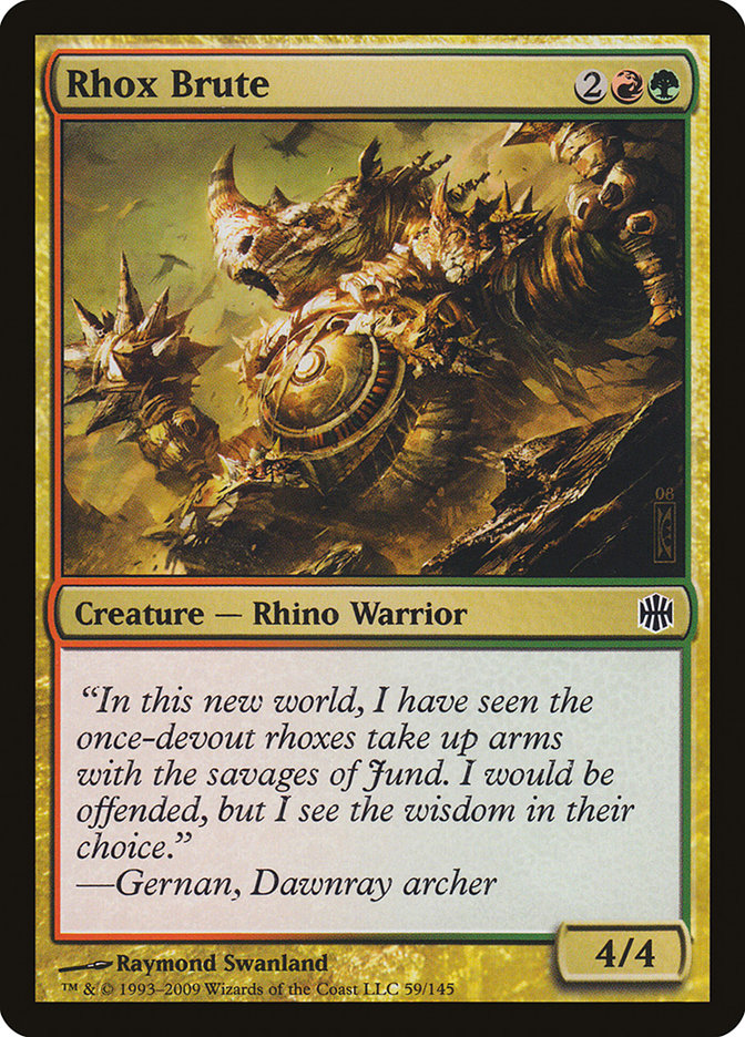 Rhox Brute [Alara Reborn] Foil