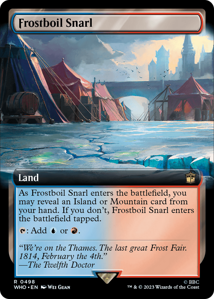 Frostboil Snarl (Extended Art) [Doctor Who] Foil