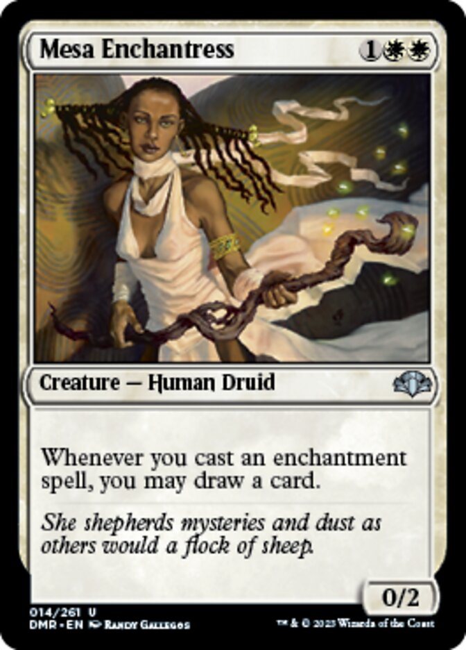 Mesa Enchantress [Dominaria Remastered] Foil
