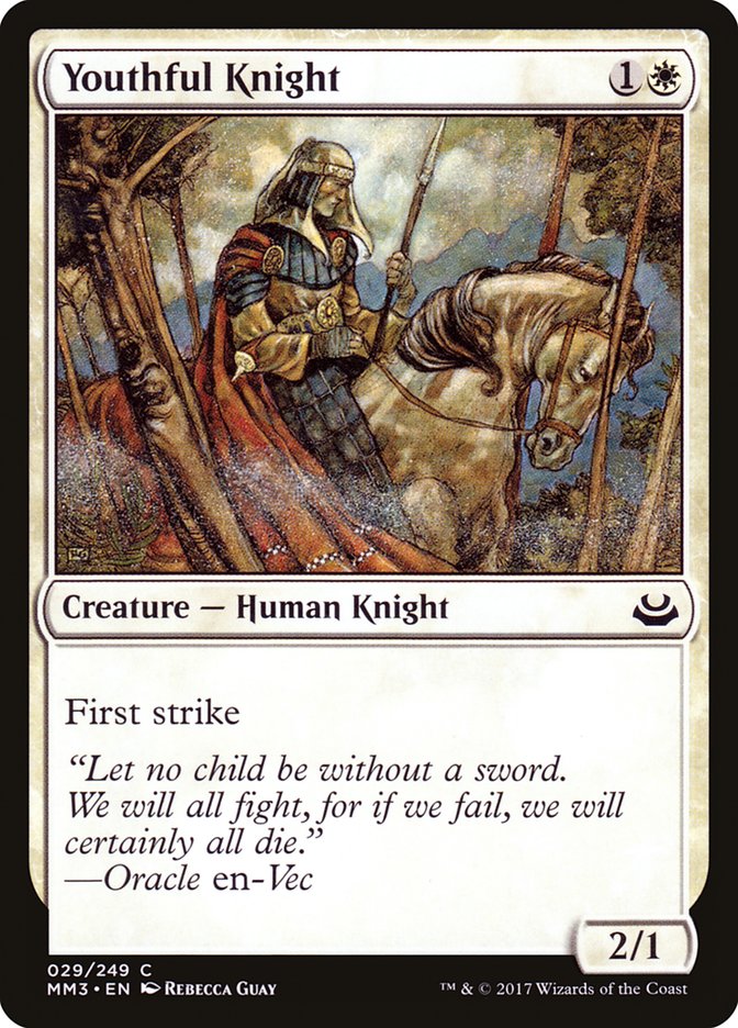 Youthful Knight [Modern Masters 2017] Foil