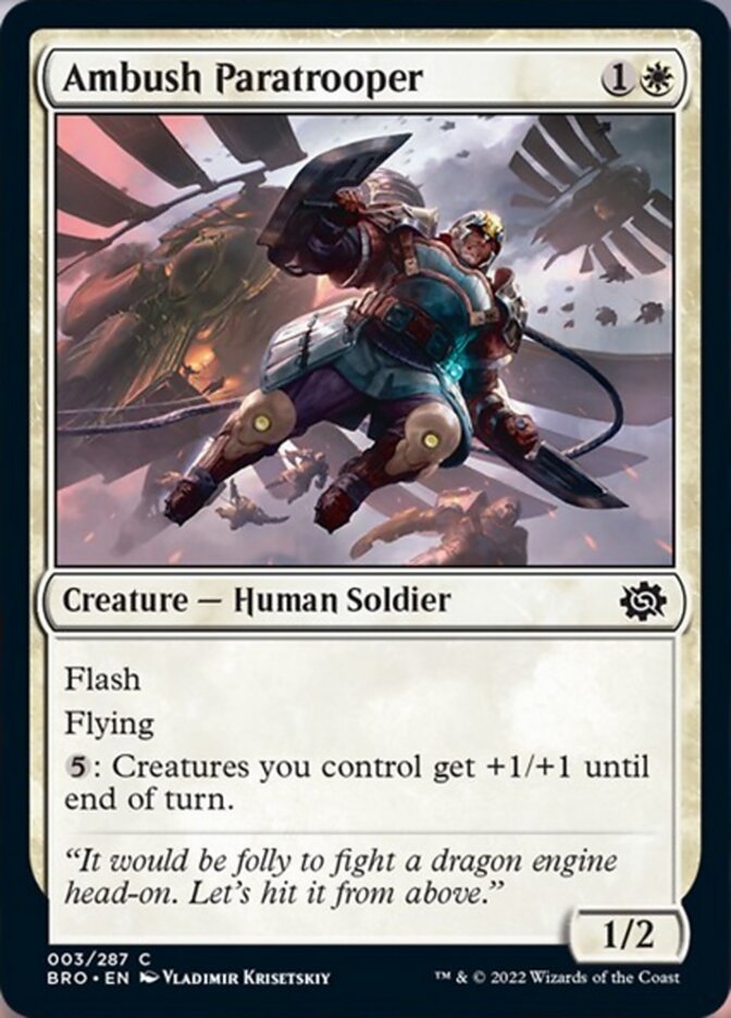 Ambush Paratrooper [The Brothers' War] Foil