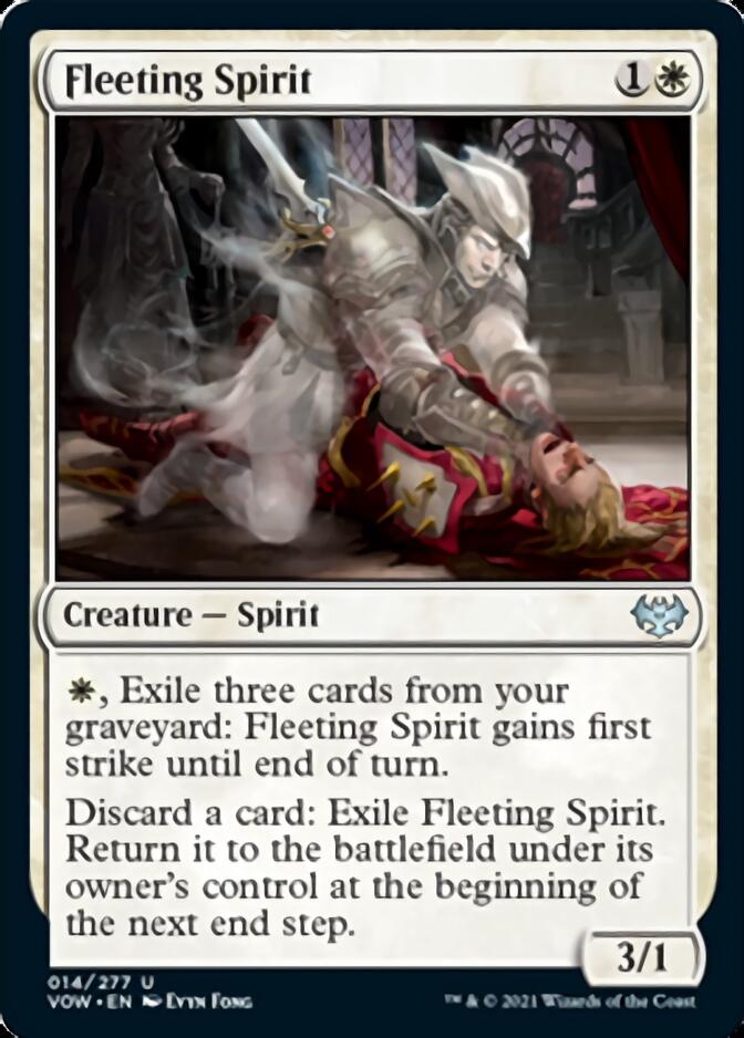Fleeting Spirit [Innistrad: Crimson Vow] Foil