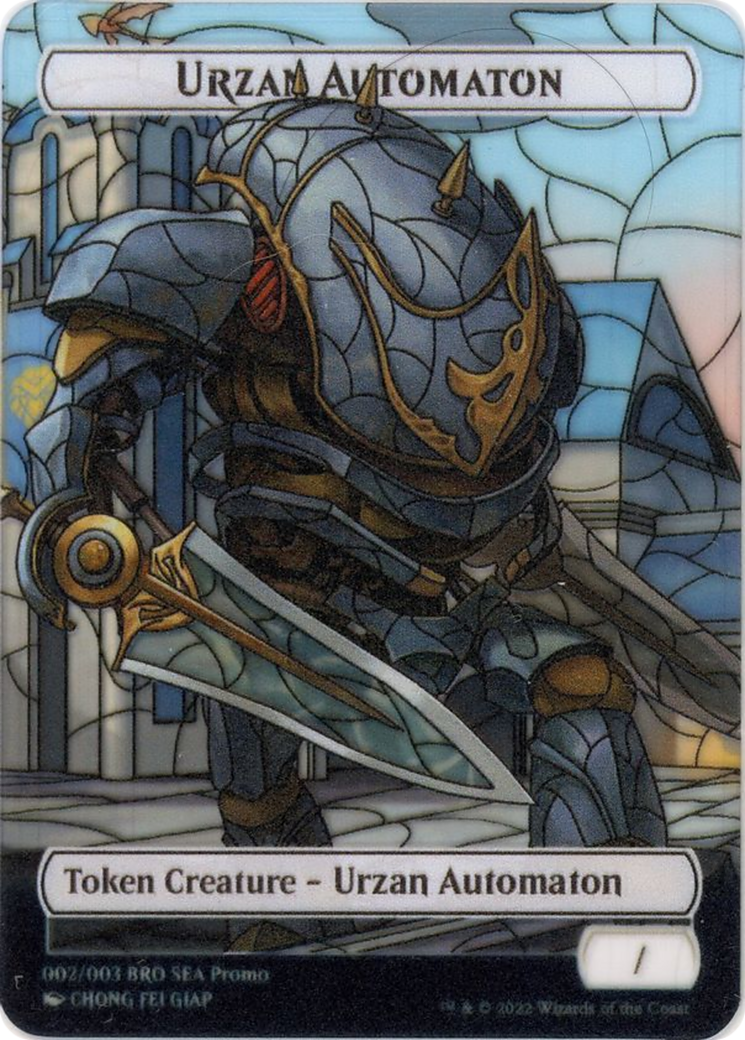 Urzan Automaton  [The Brothers' War Southeast Asia Tokens]: (Full Art)