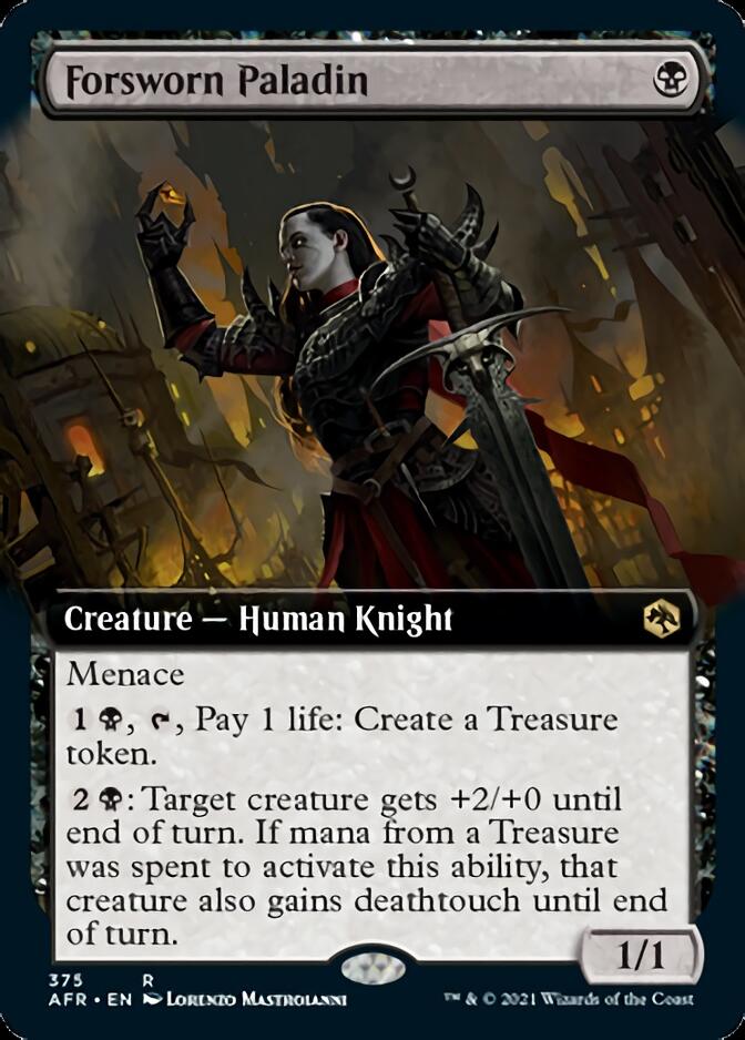 Forsworn Paladin (Extended Art) [Dungeons & Dragons: Adventures in the Forgotten Realms] Foil