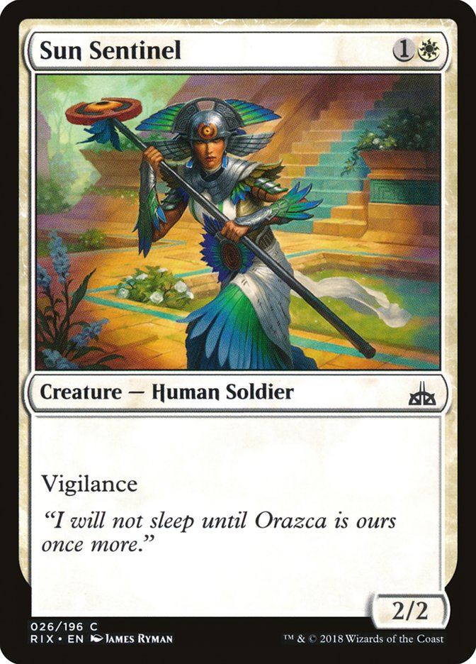 Sun Sentinel [Rivals of Ixalan] Foil