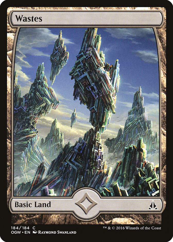 Wastes (184) (Full Art) [Oath of the Gatewatch] Foil
