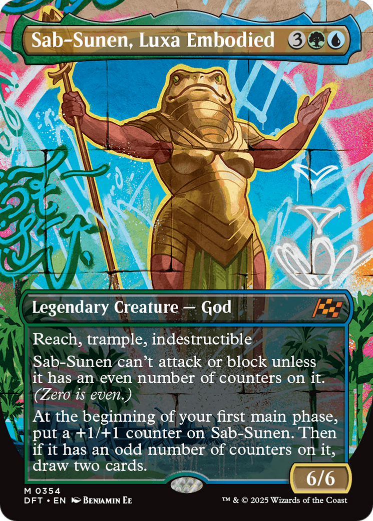 Sab-Sunen, Luxa Embodied (Borderless) [Aetherdrift] Foil