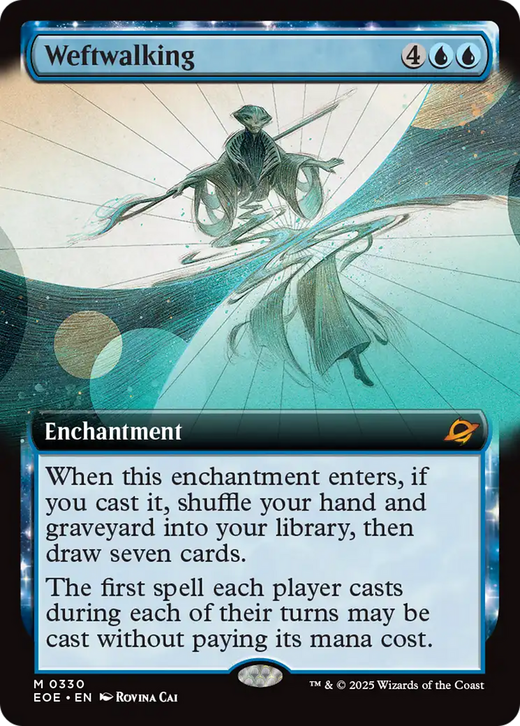 Weftwalking (Extended Art) [Edge of Eternities] Foil