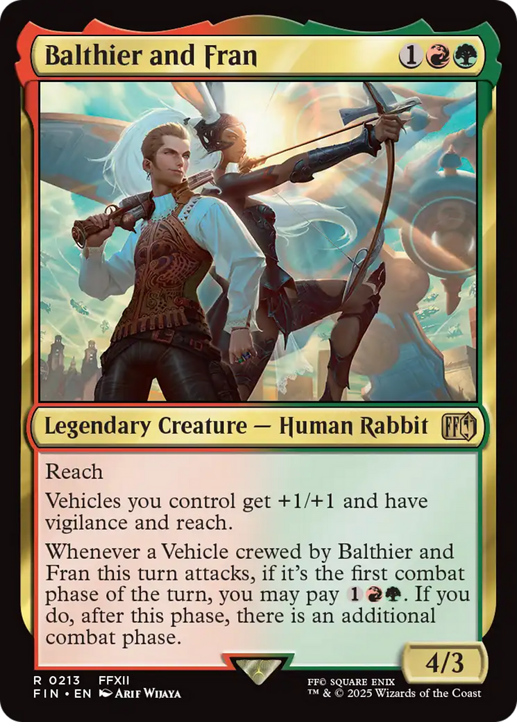 Balthier and Fran [FINAL FANTASY] Foil