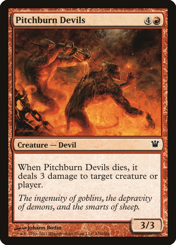 Pitchburn Devils [Innistrad] Foil