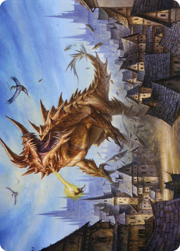 The Tarrasque // Tarrasque  [Adventures in the Forgotten Realms Art Series] (Borderless) Foil