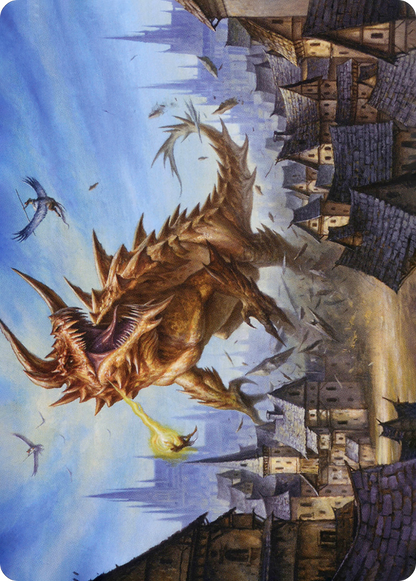 The Tarrasque // Tarrasque  [Adventures in the Forgotten Realms Art Series] (Borderless) Foil