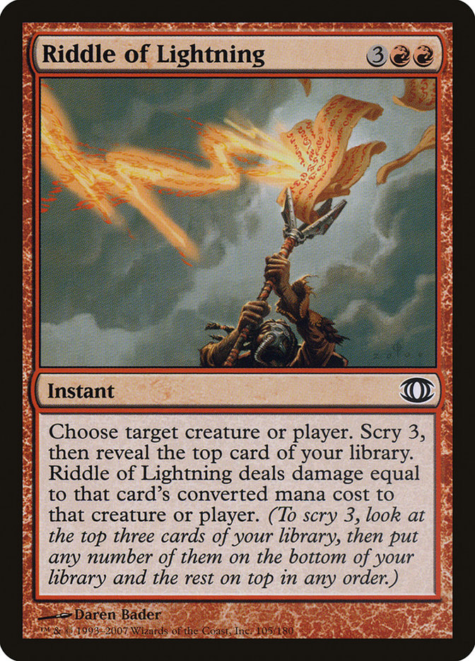 Riddle of Lightning [Future Sight] Foil