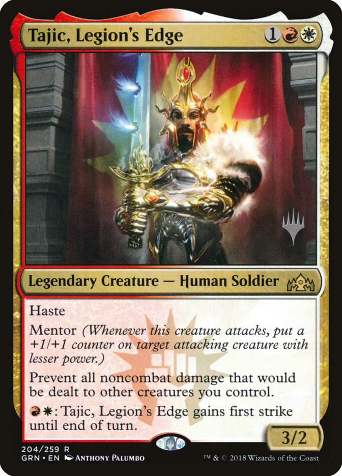 Tajic, Legion's Edge (Promo Pack) [Guilds of Ravnica Promos] Foil