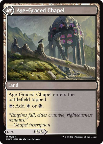 Glasswing Grace // Age-Graced Chapel [Modern Horizons 3] Foil