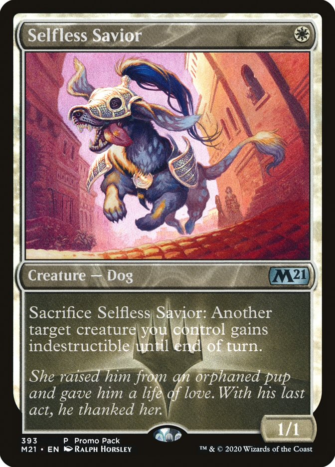 Selfless Savior (Promo Pack) [Core Set 2021 Promos] Foil