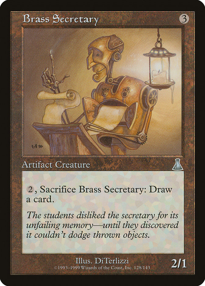 Brass Secretary [Urza's Destiny] Foil