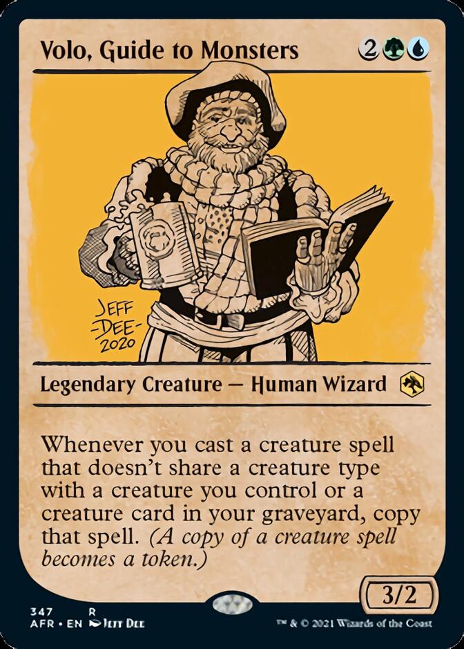 Volo, Guide to Monsters (Showcase) [Dungeons & Dragons: Adventures in the Forgotten Realms] Foil