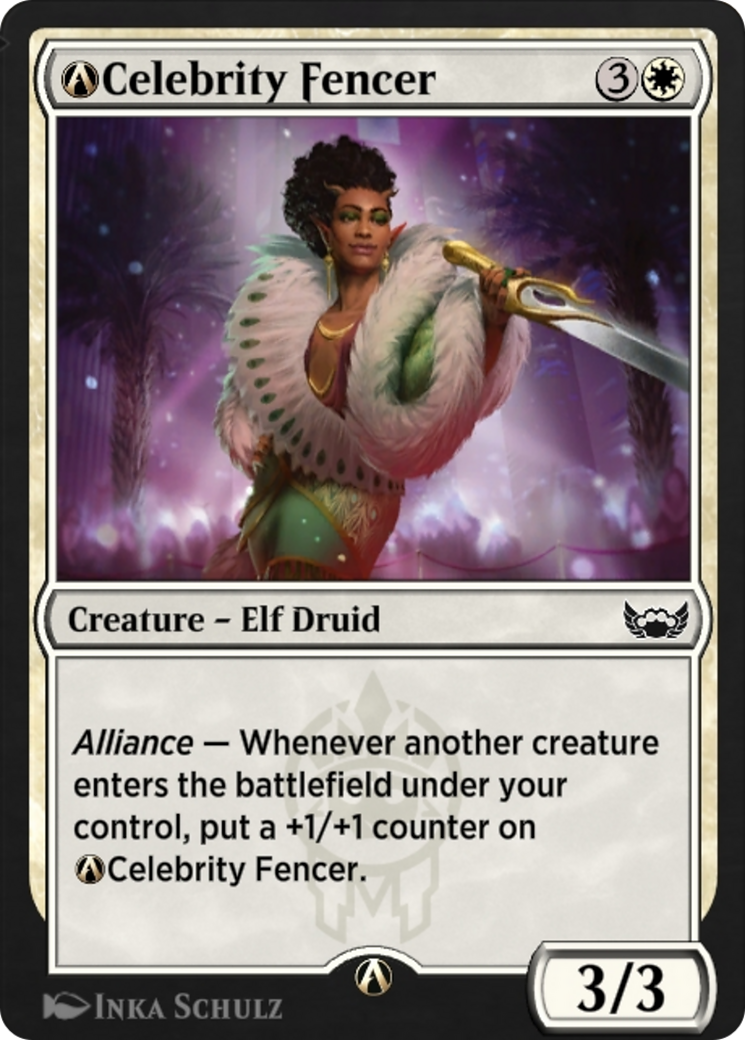 A-Celebrity Fencer  [Streets of New Capenna]