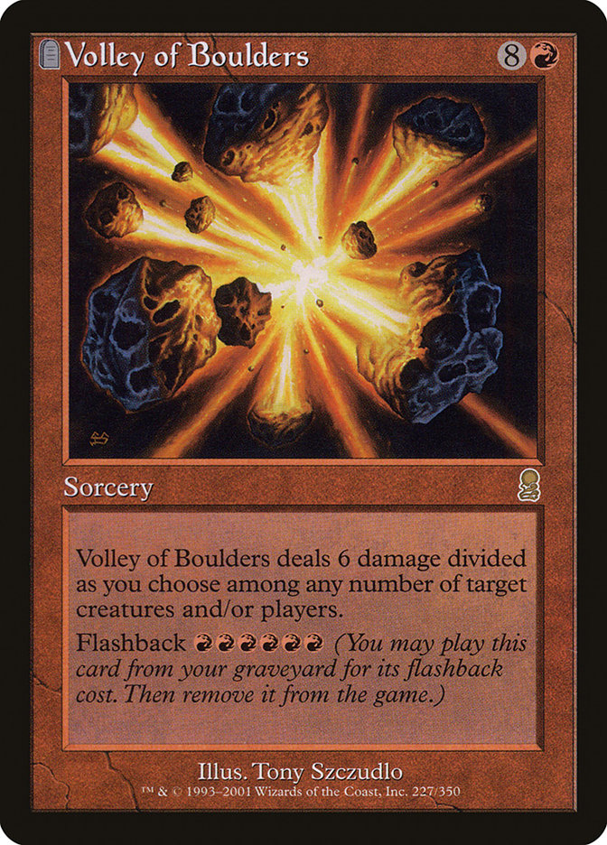 Volley of Boulders [Odyssey] Foil