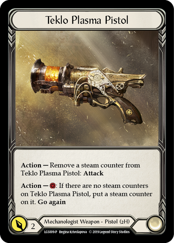 Teklo Plasma Pistol [LGS009-P] (Promo)  1st Edition Cold Foil