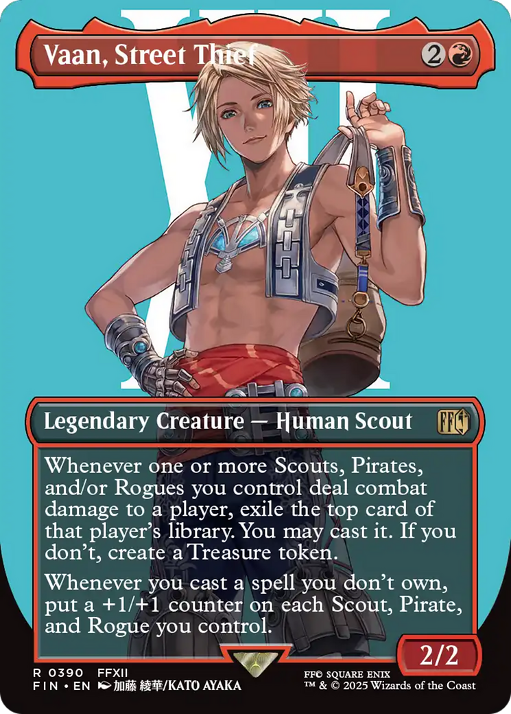 Vaan, Street Thief (Borderless)  [FINAL FANTASY] (Borderless) Foil