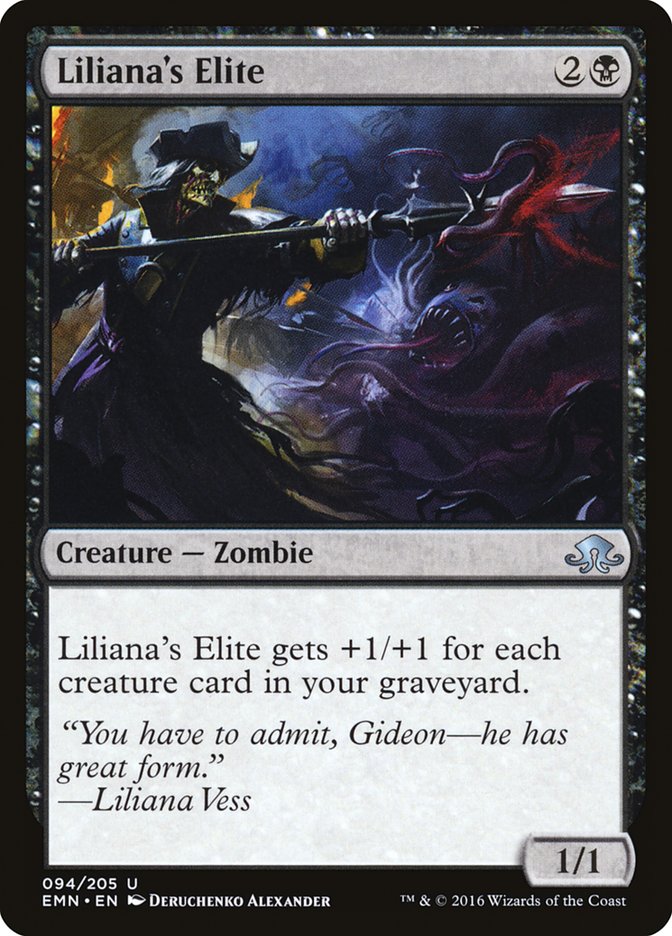 Liliana's Elite [Eldritch Moon] Foil