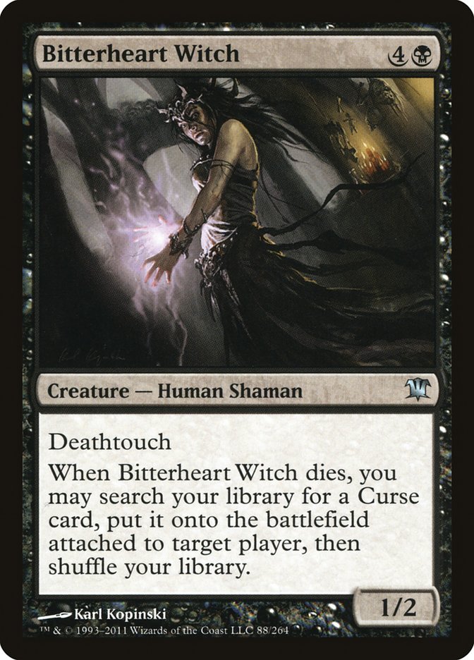 Bitterheart Witch [Innistrad] Foil