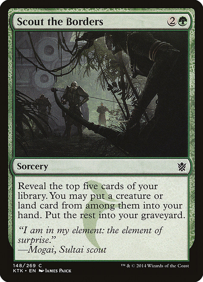 Scout the Borders [Khans of Tarkir] Foil