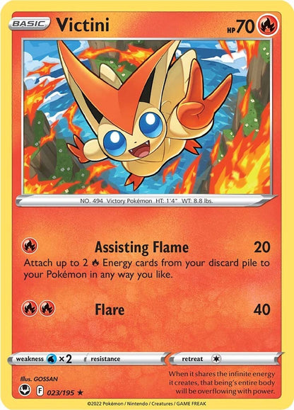 Victini (023/195) [Sword & Shield: Silver Tempest] Reverse Holofoil