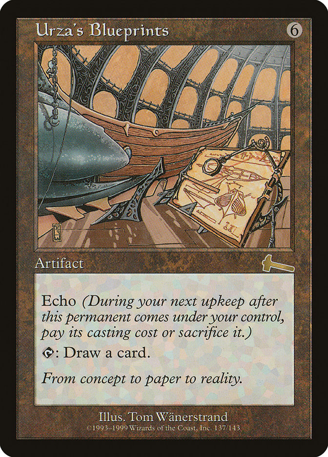 Urza's Blueprints [Urza's Legacy] Foil