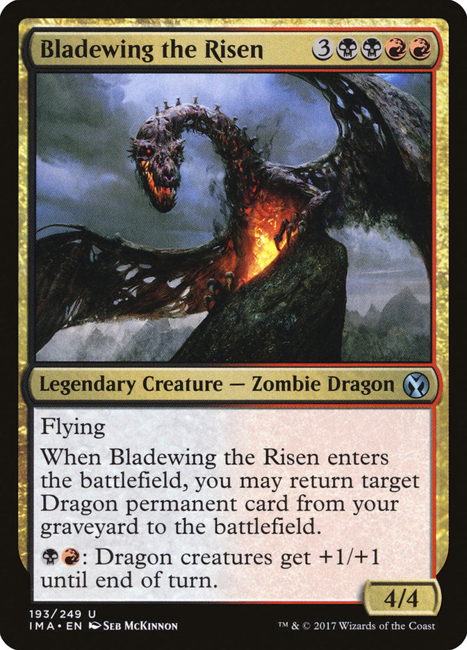 Bladewing the Risen [Iconic Masters] Foil