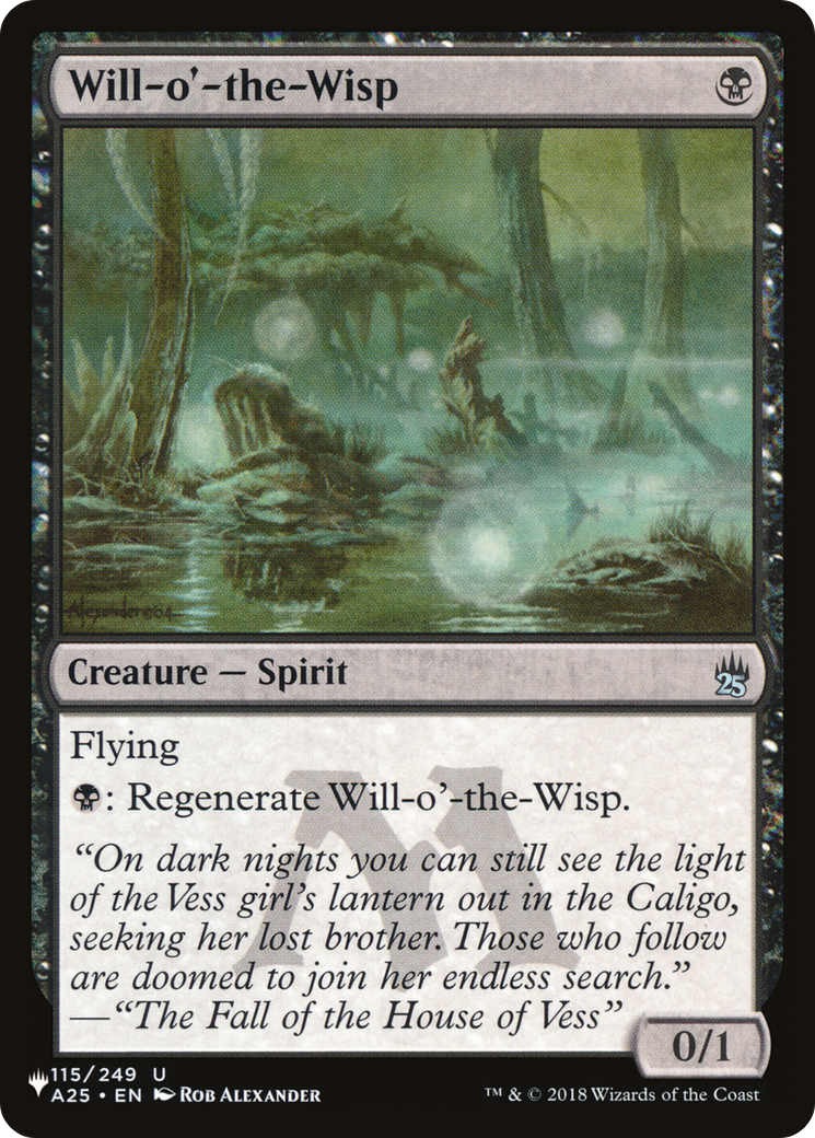 Will-o'-the-Wisp  [The List]