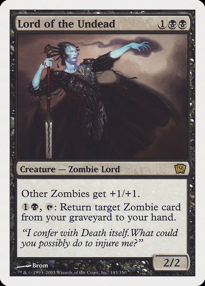 Lord of the Undead [Ninth Edition] Foil