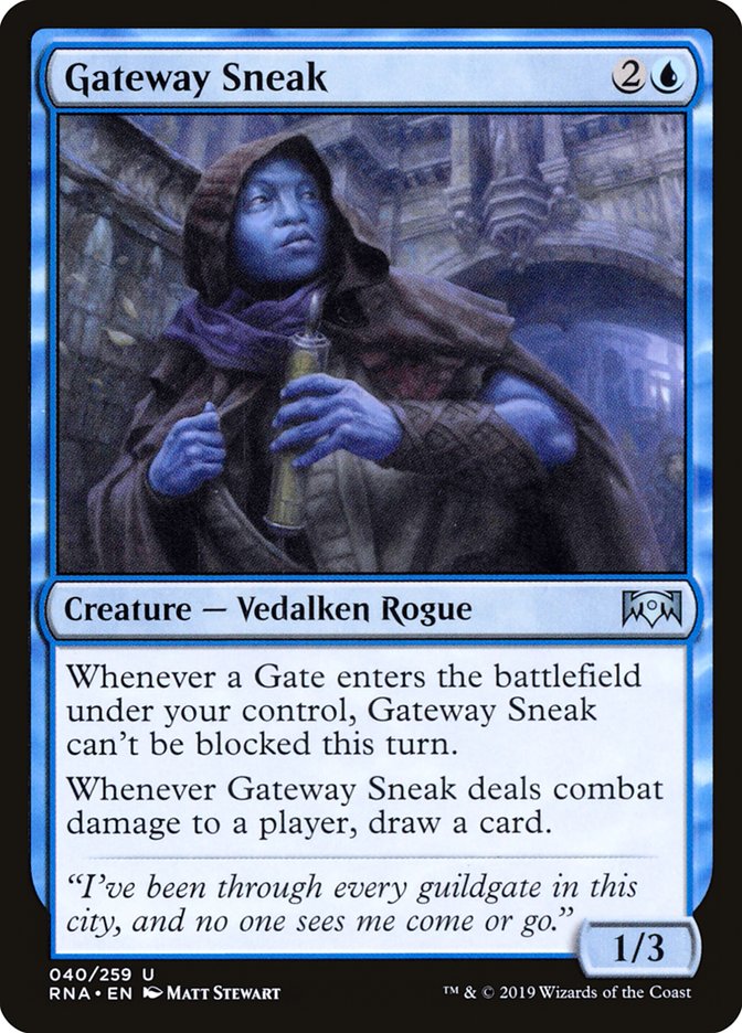 Gateway Sneak [Ravnica Allegiance] Foil