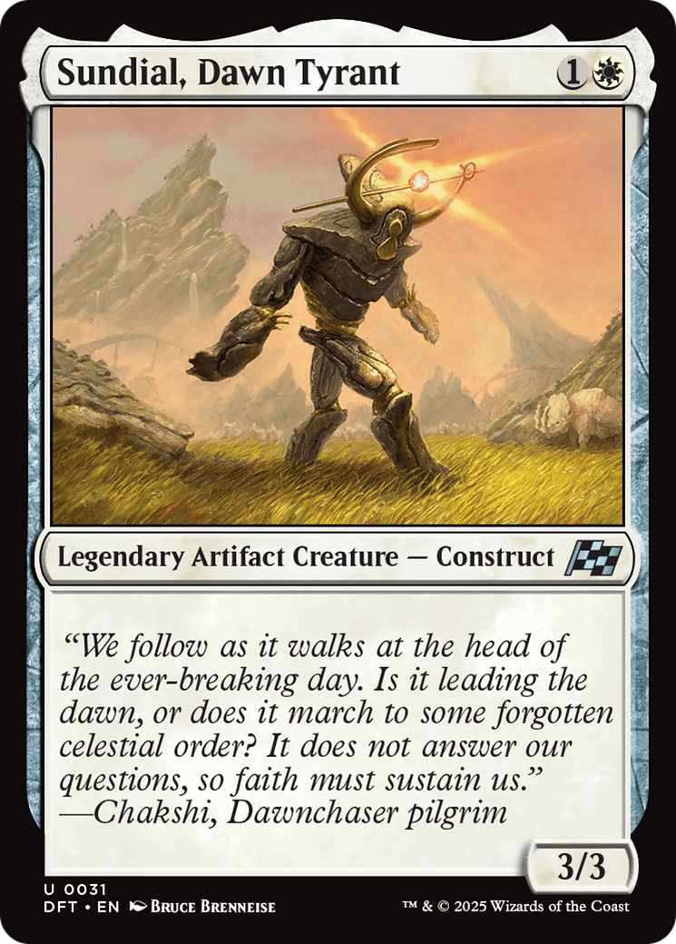 Sundial, Dawn Tyrant [Aetherdrift] Foil