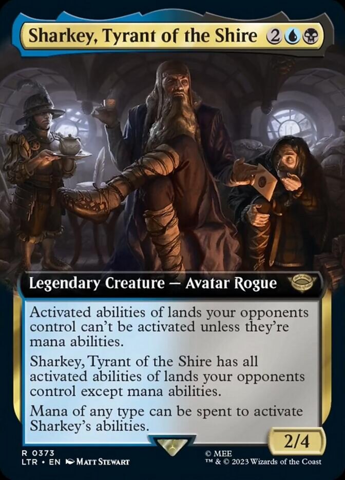 Sharkey, Tyrant of the Shire (Extended Art) [The Lord of the Rings: Tales of Middle-Earth] Foil