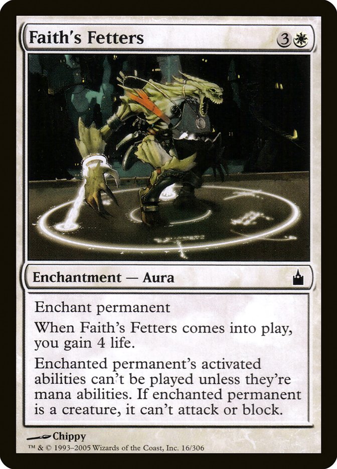 Faith's Fetters [Ravnica: City of Guilds] Foil