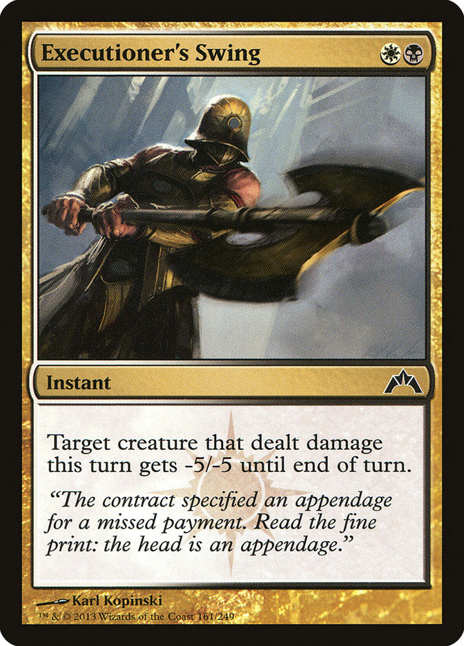 Executioner's Swing [Gatecrash] Foil