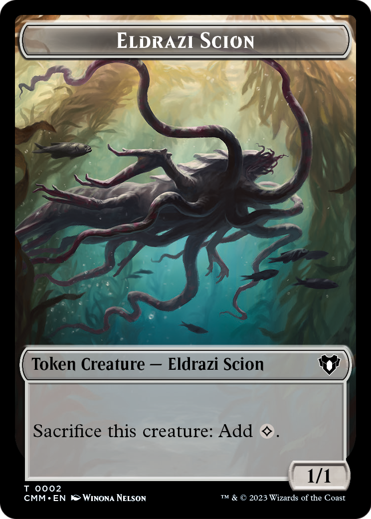 Eldrazi Scion  [Commander Masters Tokens] Foil