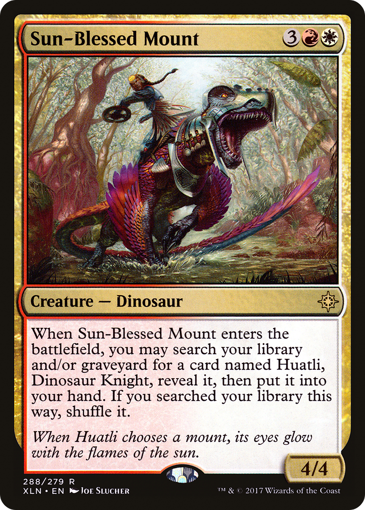 Sun-Blessed Mount  [Ixalan] Foil