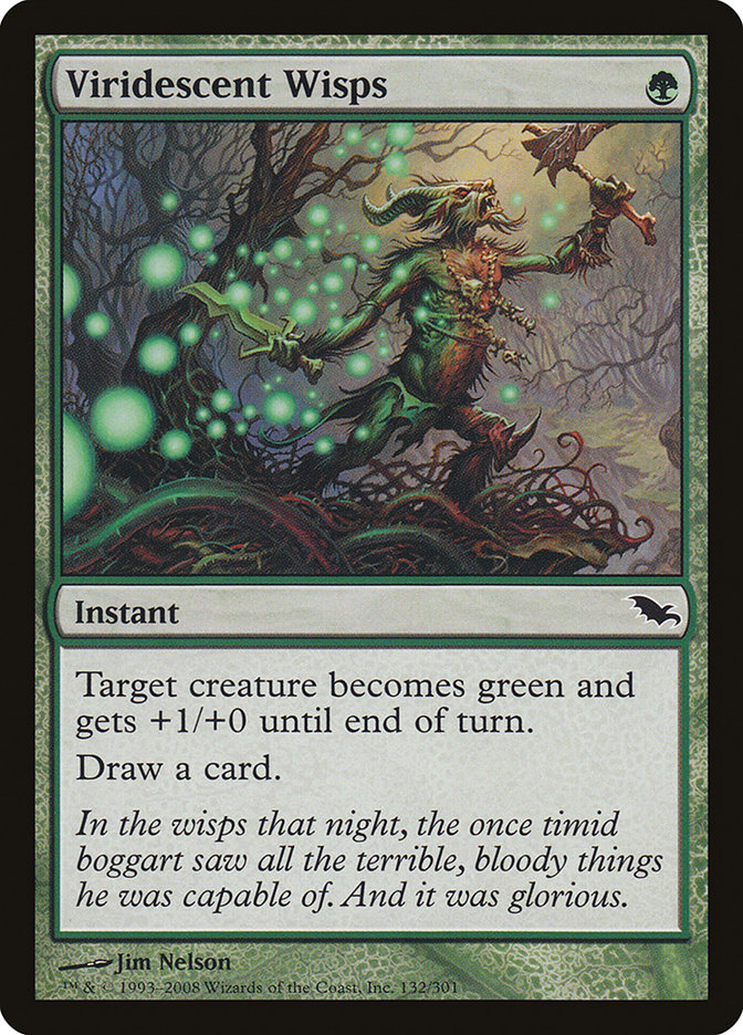 Viridescent Wisps [Shadowmoor] Foil
