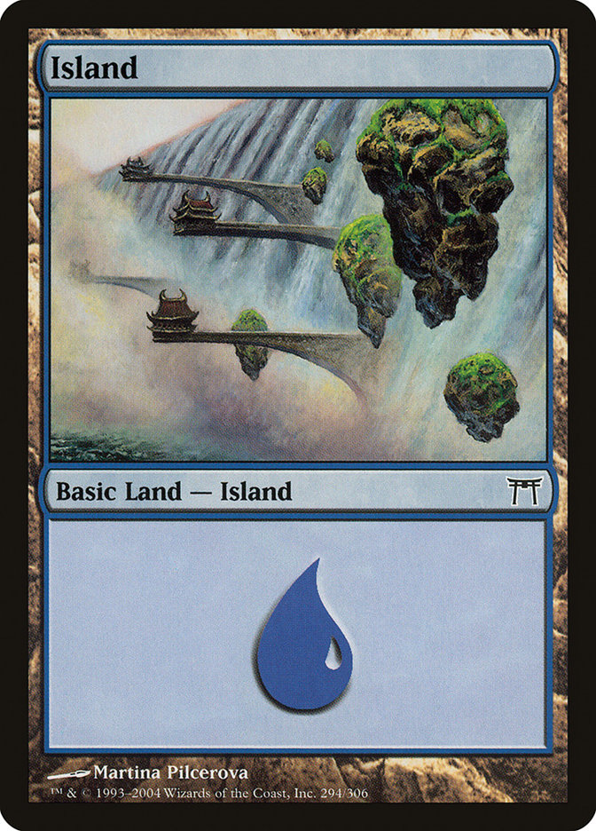 Island (294) [Champions of Kamigawa] Foil