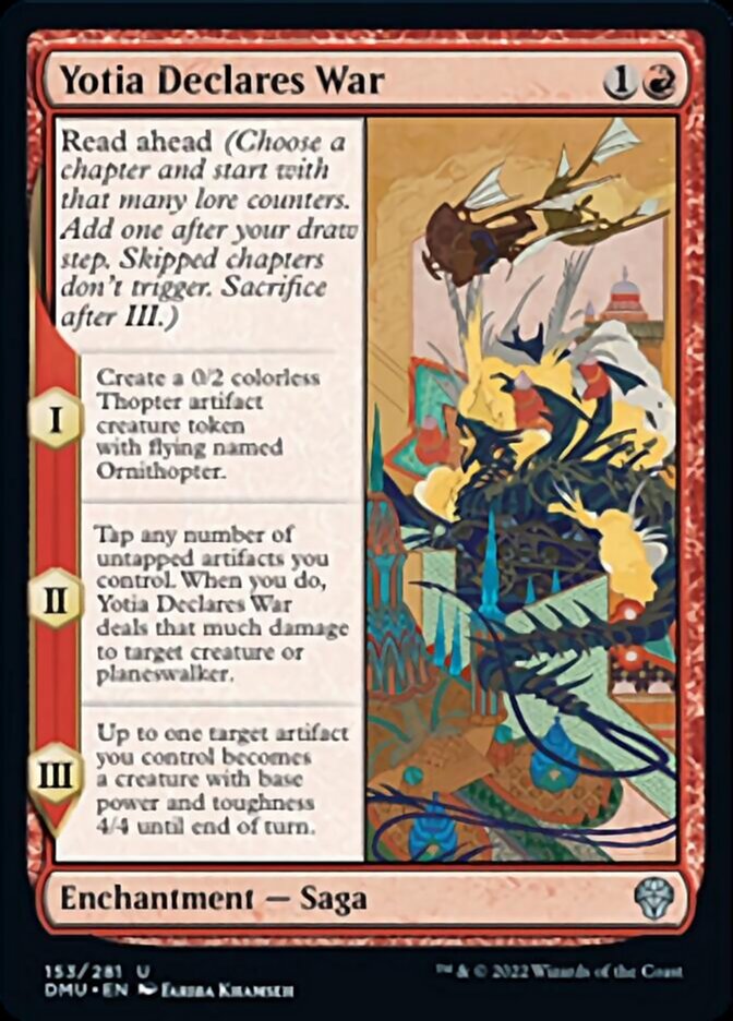 Yotia Declares War [Dominaria United] Foil
