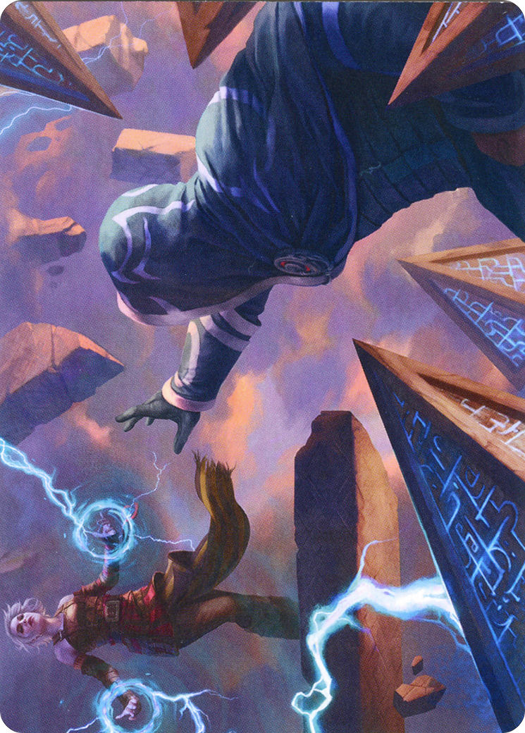 Nahiri's Binding // Nahiri's Binding  [Zendikar Rising Art Series] (Borderless) Foil